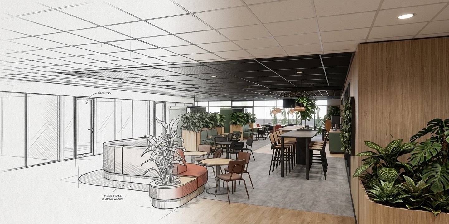 Hospitality-interieur van schets naar realisatie – VORMule interieurontwerp