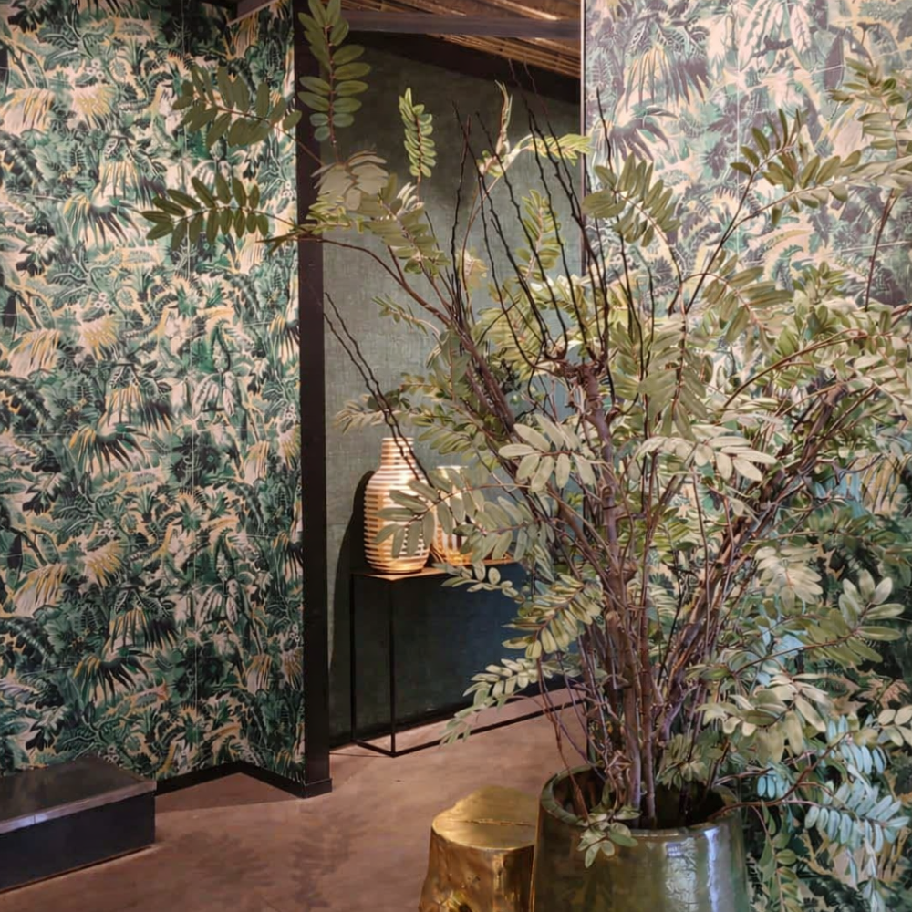 Wandbekleding botanisch arte groen – VORMule interieurontwerp