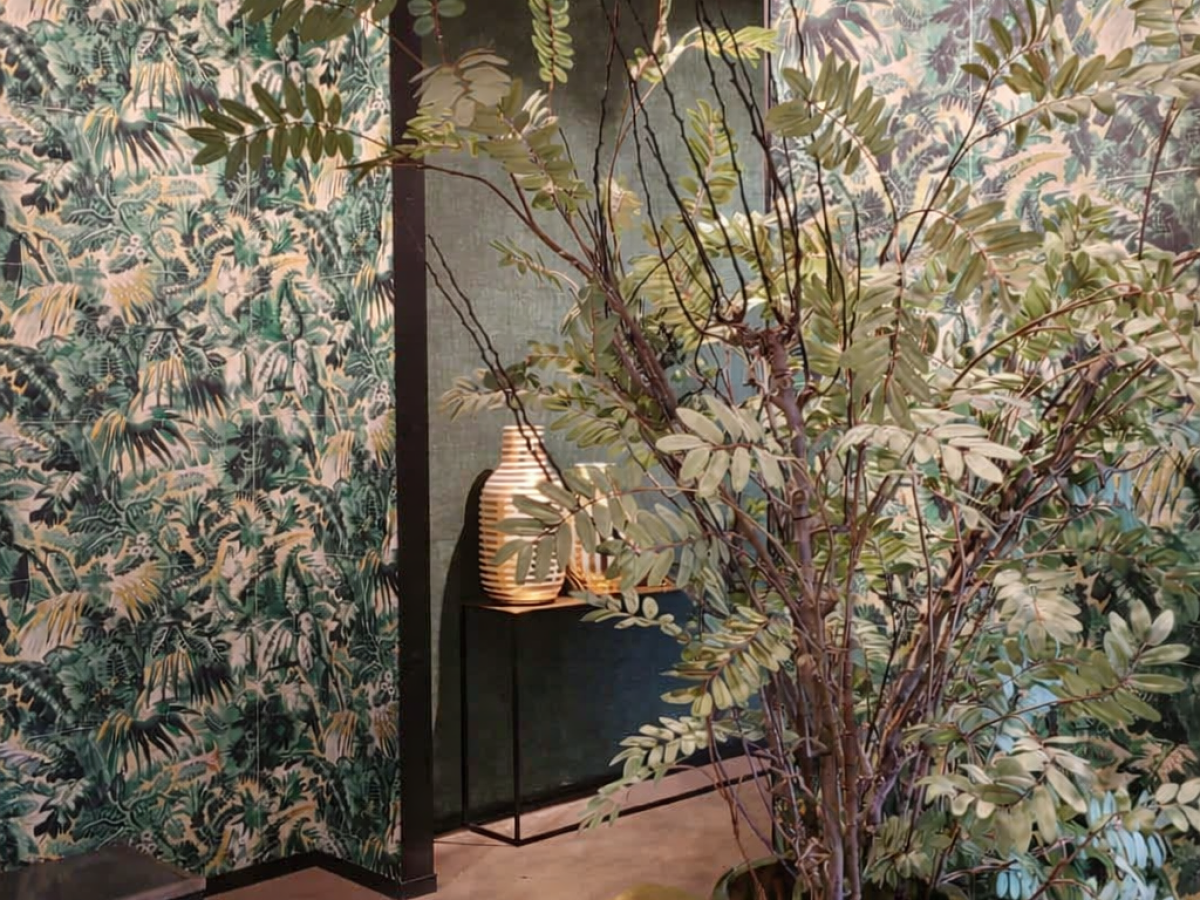 Wandbekleding botanisch arte groen – VORMule interieurontwerp